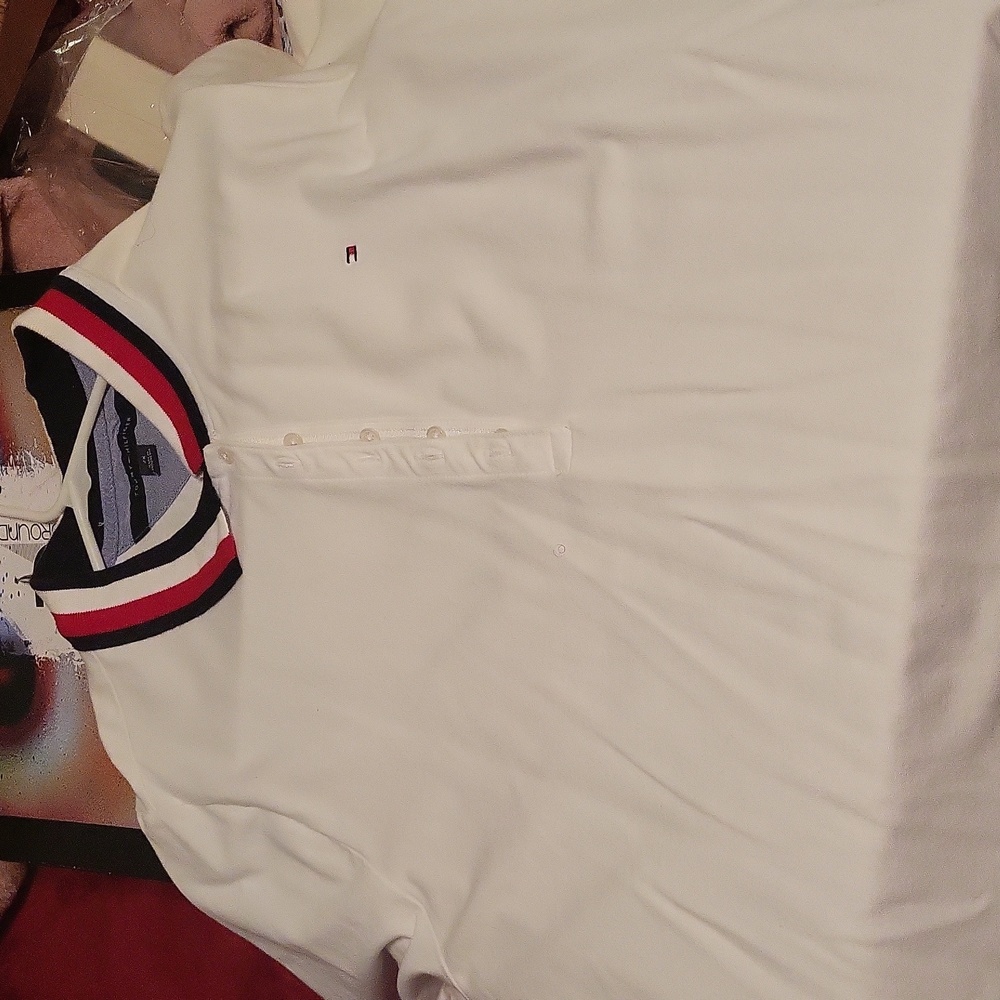 White collar Tommy Hilfiger shirt for women 2x